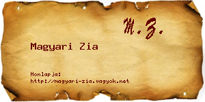 Magyari Zia névjegykártya
